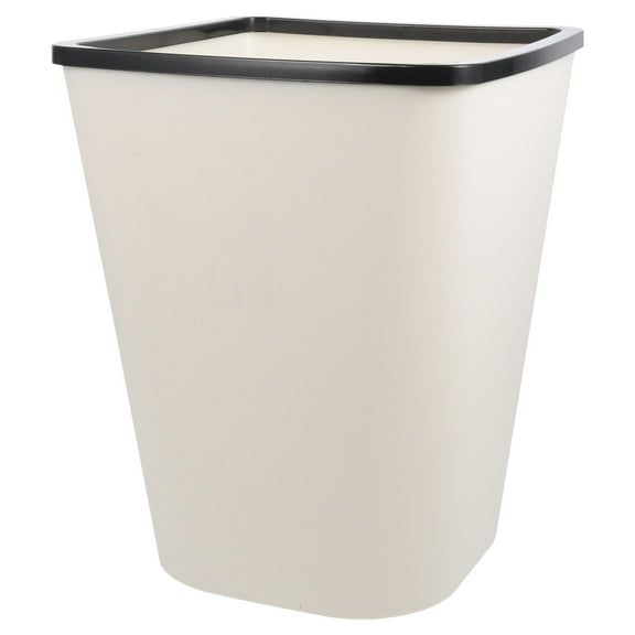 GOOHOCHY Dining Room Trash Can White 1Set 12x9in