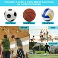 thumbnail image 4 of Waterproof Basketball Bag Adjustable Single Shoulder Strap Football Volleyball Handbag Ball Bag Holder Strap, 4 of 4