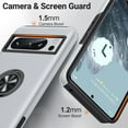 thumbnail image 2 of TECH CIRCLE for Google Pixel 8 Pro Case with 360° Ring Stand, Multi-Layer Protective Case, Shockproof Cover for Google Pixel 8 Pro 6.2" Case 2023,Silver, 2 of 5