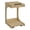 Light Oak, variant on Coaster Ralston C-Shaped Lift-Top Sofa Side Table With Casters in Light Oak