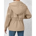thumbnail image 4 of Alsol Lamesa Rain Coats for Women Waterproof with Hood Rain Jackets Womens Lightweight Windbreaker Outdoor Hiking Rain Jacket, 4 of 6