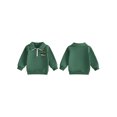 thumbnail image 2 of RUINIXCW Boy Christmas Sweatshirt Letter Embroidery Long Sleeve Lapel Pullover, 2 of 9