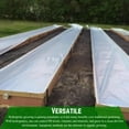 thumbnail image 3 of FPS - Dura-Skrim White Hydroponic Plastic Liner 20 mil String Reinforced & UV Resistant - Hydroponic Growing Kit, Hydroponic Liner, Hydroponics, Hydroponic Growing, Pond Liner, Durasmooth (12' x 75'), 3 of 5