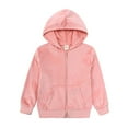 thumbnail image 3 of Esaierr Kids Toddler Hoodie Tracksuit 2Pcs Outfits,12M-13Y Boys Girls Autumn Winter Velour Hoodie Sweatsuits Jogging, Hoodie Zipper Sweatshirt, 3 of 6