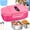 Red, variant on MPOW Cordless Electric Lunch Box, Heated Lunch Box for Kids, Battery Powered with Automatic Scheduled Heating - 2 Compartments & 2 Temperature Zones (Violet Purple)