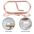 thumbnail image 3 of WEUVEB Soporte De Metal En Oro Rosa Para Tarjetas De Negocios Con Práctico Para Oficina, 3 of 8