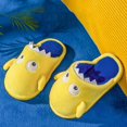 thumbnail image 5 of yocbz Toddler Boy Slippers Toddler Winter Slippers Soft Indoor Slippers for Girls & Boys Yellow,Size for US 15, 5 of 5