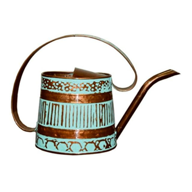 MPT01508 Gilford 0.5 Gal. Teal & Copper Metal Watering Can