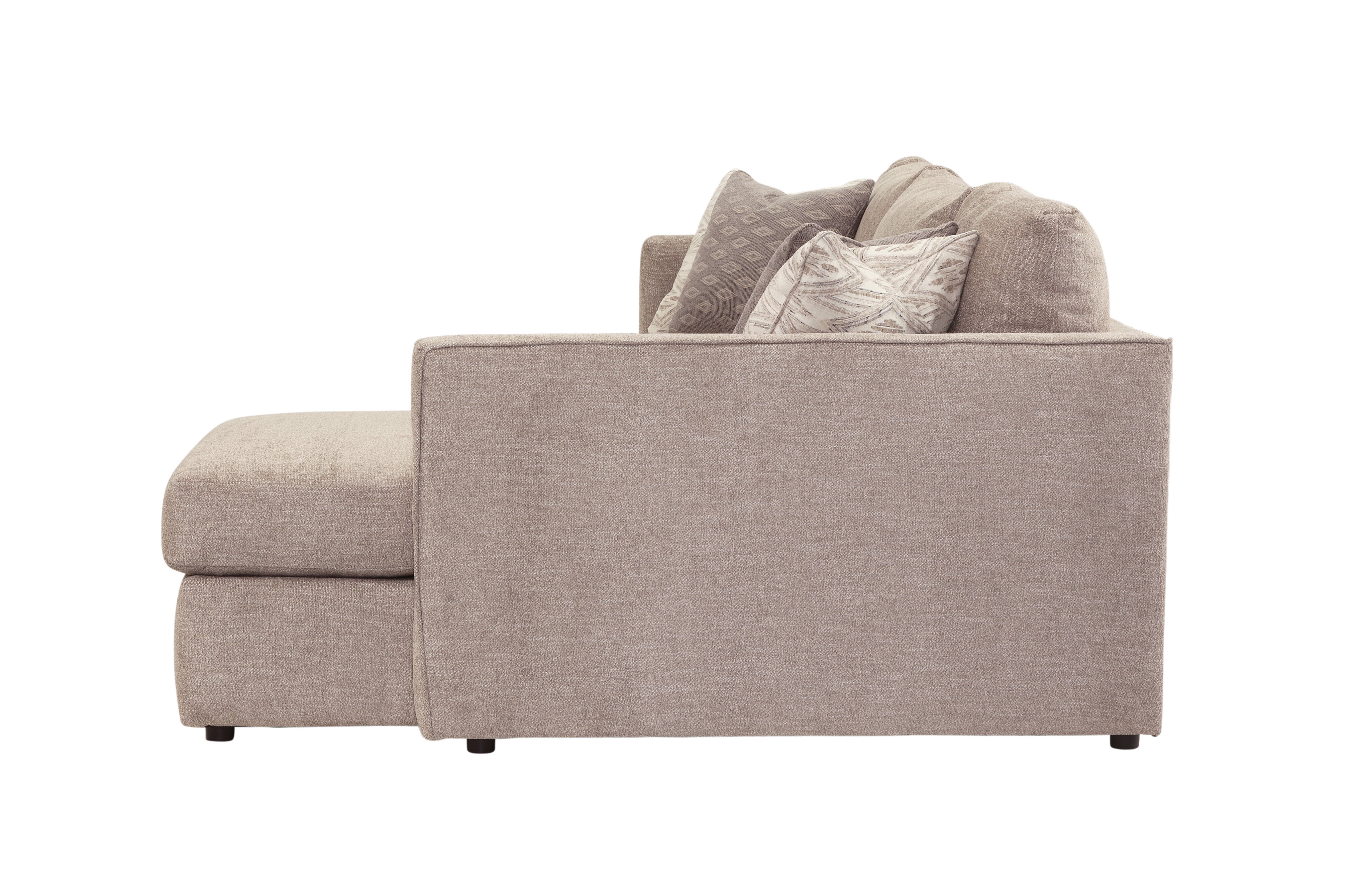American Furniture L Shaped Sectional Sofa /w 5 Accent Pillows