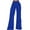 Blue, variant on QUYUON Plus Size Pants for Women Fashion Summer Dressy Pants Wide Leg Cotton Linen Elastic Waist Solid Color Wide Leg Pants Palazzo Pants for Women Dressy Cargo Pant Style N-7668 Yellow XL