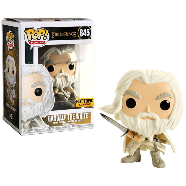 Figura de vinilo exclusiva de Gandalf el Blanco de El Señor de los Anillos de Funko POP! Movies n.° 845