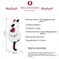 thumbnail image 2 of Black-Cat Pendulum Wall Clock,Cat Clock with Moving Tail,Cat Swinging,Whimsical Funny Clocks, 2 of 6