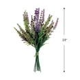 thumbnail image 5 of Allstate Lavender Artificial Floral Bundle Spray - 11.5" - Purple and Green, 5 of 8