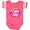 Football Pink and White, variant on Inktastic I Love My Gigi Grandma Grandchild Girls Baby Bodysuit