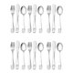 thumbnail image 1 of Juego de cubiertos para niños de 18 piezas, utensilios de acero inoxidable seguros para niños, juego de cubiertos para niños, utensilios de metal para niños pequeños, 1 of 5