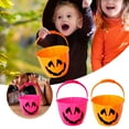 thumbnail image 3 of Halloween Pumpkin Bucket with Glowing Eyes - Trick or Treat Candy Container - Party Favors, Candy Storage Basket for Kids, Halloween Decorations and Home Party Supplies, 3 of 6