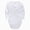 White, variant on zuwimk Baby Girls Boys Bodysuit Super Soft Cotton Romper Snaps, breathable, one-piece, long & short sleeve, easy-diaper-change(3-6 Months,Black)