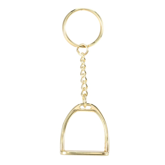 Zinc Alloy Key Chain Stirrup Key Ring Mini Keychain for Men Women