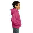 thumbnail image 3 of Port & Company Youth Core Fleece Pullover Hooded Sweatshirt-S (Sangria), 3 of 5