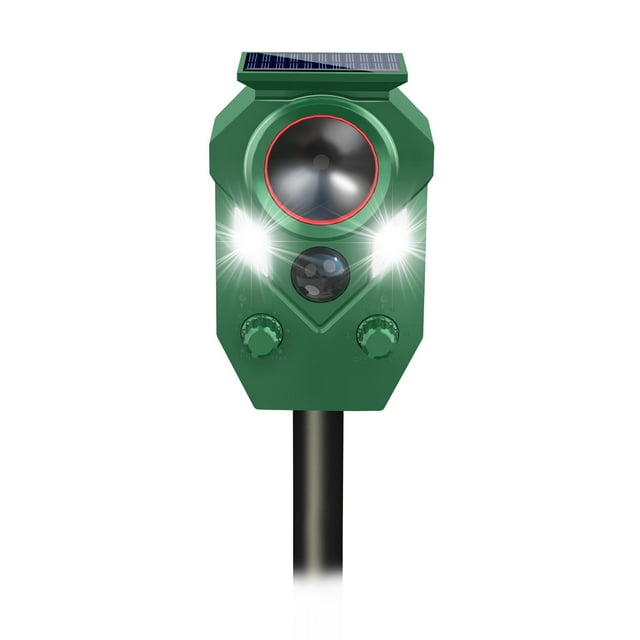 Repelente solar de animales OTSEZE ultrasónico con sensor de movimiento