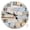 Style3, variant on DESIGNICE Wall Clock,Retro American Style Design Wall Clocks Battery Operated,Easy Installation with Back Slot Design Kitchen Clock,10",Style8