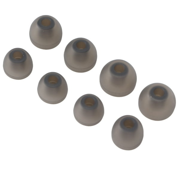 Cuatro Pares de Almohadillas de Silicona para Auriculares (L M S XS) Almohadillas para Orificios Internos de 3,8 Mm y 5,1 Mm Almohadillas para Auriculares