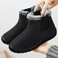 thumbnail image 6 of CAICJ98 Women Snow Boots Warm Lined Waterproof Ankle Booties Anti-Slip Winter Boots Women (Black,Size 6.5), 6 of 7