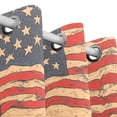 thumbnail image 3 of African Elephants and American Flag Blackout Curtains 84 inch Length 2 Panels Grommet Drapes for Bedroom Living Room 84x55, 3 of 6