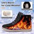 thumbnail image 5 of Womens Waterproof Winter Wide Toe Box Snow Boots Lightweight Warm Ankle Booties, 5 of 8