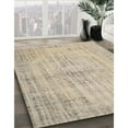 thumbnail image 2 of Ahgly Company Indoor Round Contemporary Brown Abstract Area Rugs, 6' Round, 2 of 6