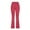 Red, variant on Azrian Womens Slim Flare Trousers Womens Stretch Yoga Leggings Fitness Running Gym Sports Full Length Active Pants