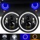 thumbnail image 5 of 1Pcs 7 inch Car Motorcycle LED Headlight with DRL/Turn Signal/Low Beam/High Beam 7' H4 Round LED Headlight IP67 Waterproof, 5 of 5