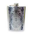 thumbnail image 1 of 8oz Celtic Design Flask, 1 of 4