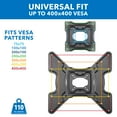 thumbnail image 4 of Mount-It! Full Motion TV Wall Mount with Extra Long 40" Extension, Fits 32" to 70" Tv's, Capacity 110 lbs., Heavy Duty, Lifetime Warranty, 4 of 13
