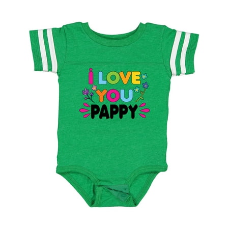 

Inktastic I Love You Pappy with Flowers Gift Baby Girl Bodysuit