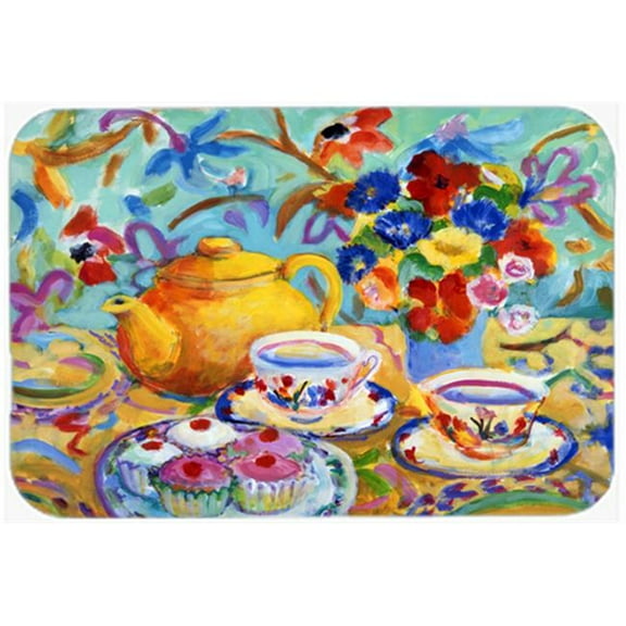 Carolines Treasures  Teal Tea by Wendy Hoile Mouse Pad