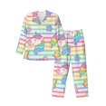 thumbnail image 1 of Fotbe Cute Unicorn Pijama de Hombre con Estampado de Manga Larga, Conjunto de 2 Piezas, Ropa de Dormir Suave y Cómoda con Bolsillos-XX-Large, 1 of 7