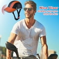 thumbnail image 5 of Baseball cap Sunshade bicycle helmet, bicycle helmet, riding outdoor helmet - orange, 5 of 5