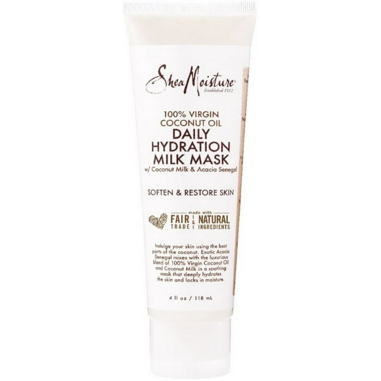 SHEA MOISTURE 100% Virgin Coconut Oil Daily Hydration Milk Mask (4oz) SHEA MOISTURE 100% Virgin Coconut Oil Daily Hydration Milk Mask (4oz)