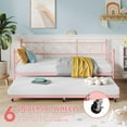 thumbnail image 4 of Kojooin Versatile Metal Daybed with Trundle and Headboard – Easy Assembly for Any Room, 4 of 7