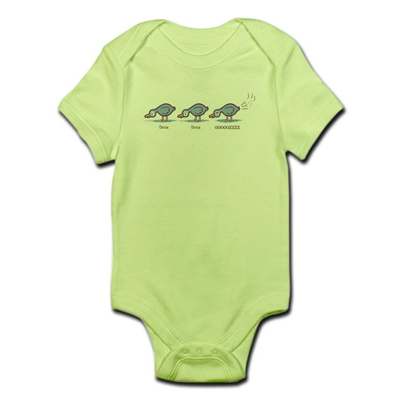 CafePress - Duck Duck Gooz Body Suit - Baby Light Bodysuit