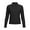 Black, variant on Women Long Sleeve Mock Neck Shirt Seamless Stretch Turtleneck Top Slim Fitted Base Layer (Black,XL)