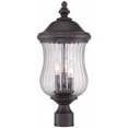 thumbnail image 2 of Acclaim 39717BC Bellagio Collection 3-Light Outdoor Light Fixture Post Lantern, Black Coral, 2 of 2