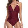 thumbnail image 1 of Maillot de Bain Femme une Pièce Contrôle du Ventre Tankini Robe de Plage, 1 of 6