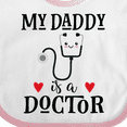 thumbnail image 4 of Inktastic Doctor Daddy Physician Baby Gift Boys or Girls Baby Bib, 4 of 4