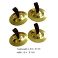 thumbnail image 4 of EeaseCA 4 Pcs Belly Dancing Cymbals Creative Finger Cymbals Musical Instruments, 4 of 7