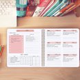 thumbnail image 2 of LNGOOR Weekly Planner Notebook Undated Daily Schedule Agenda Sprial Goals Planner With Habit Tracker For Women, 2 of 7