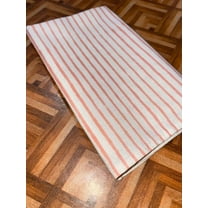 NEC Dark Salmon Pink stripe Indian Hand Block Printed Pure Cotton Cloth Napkins,Cocktail Napkins,Dinner Napkins Christmas event Party Gifts