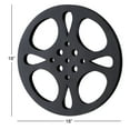 thumbnail image 3 of DecMode Black Metal Reel Film Wall Decor, 3 of 9