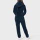 thumbnail image 3 of Gibobby Mono Corto Informal Pijama de manga larga de lana artificial para mujer Casual Color sólido Cremallera Suelto con capucha Mono Pijama Casual Invierno Cálido Rompe Lind(Azul marino， XXL), 3 of 5